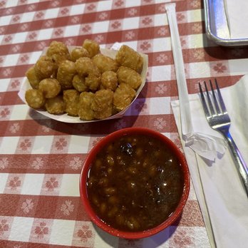 Hayward's Pit Bar-B-Que - Smoked Pit Beans and Tater Tots - Barbeque Near Me - Shawnee, Kansas Hayward's Pit Bar-B-Que - Smoked Pit Beans and Tater Tots - Barbeque Near Me - Shawnee, Kansas