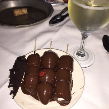94th Aero Squadron - Strawberries from the chocolate fountain and champagne! - New American Near Me - Miami, Florida 94th Aero Squadron - Strawberries from the chocolate fountain and champagne! - New American Near Me - Miami, Florida