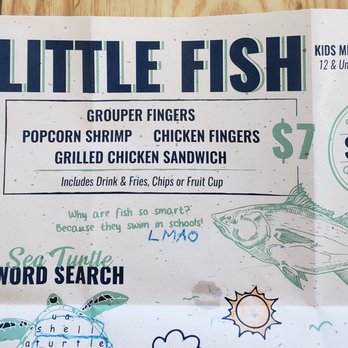 Seaside Oyster Bar - Kids Menu - Seafood Near Me - Suwanee, Georgia Seaside Oyster Bar - Kids Menu - Seafood Near Me - Suwanee, Georgia