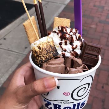 ZRolls Ice Cream - Grand S'mores - Desserts Near Me - Harrison, New Jersey ZRolls Ice Cream - Grand S'mores - Desserts Near Me - Harrison, New Jersey