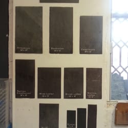 National Slate Museum - Slate sizes.