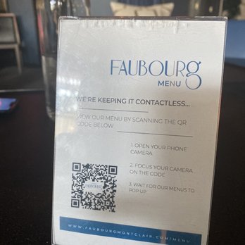 Faubourg Montclair - French Near Me - Montclair, New Jersey