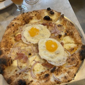 Ainslie - Egg pizza - Beer Gardens Near Me - Brooklyn, New York