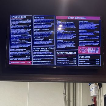 Johnny V's Smoke Shack - Menu - Barbeque Near Me - Perry, Michigan