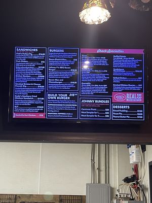 Menu photo 4 Johnny V's Smoke Shack Perry, MI