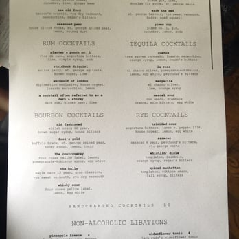The Table - Drinks - New American Near Me - San Jose, California