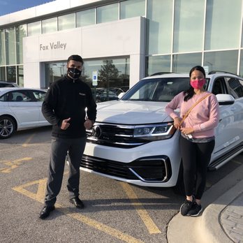 Fox Valley Volkswagen St. Charles - Our sales specialist Adnan and my wife in our new Atlas! - Car Dealers Near Me - St Charles, Illinois