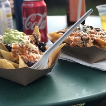 Kimchi Taco - nachos and a soda - Korean Near Me