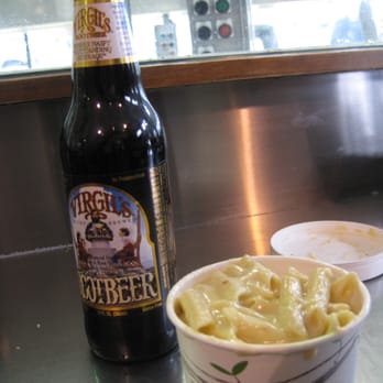 Beecher's Handmade Cheese - Root Beer and small mac and cheese - Cheese Shops Near Me - Seattle, Washington Beecher's Handmade Cheese - Root Beer and small mac and cheese - Cheese Shops Near Me - Seattle, Washington