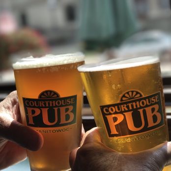 Courthouse Pub - Nitro IPA and Adam's Street Ale - New American Near Me - Manitowoc, Wisconsin