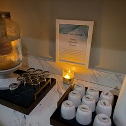 Hiatus Day Spa Med Spa - Drink area.