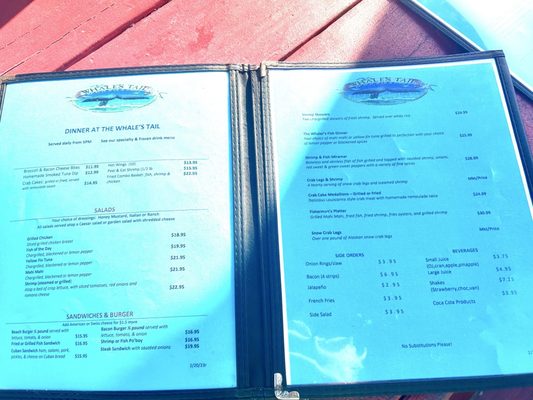 Menu photo 3 Whale's Tail At Seascape Miramar Beach, FL Menu photo 3 Whale's Tail At Seascape Miramar Beach, FL