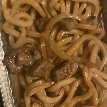 Sake House - Stir-fry NY strip udon noodle - Japanese Near Me - Tampa, Florida