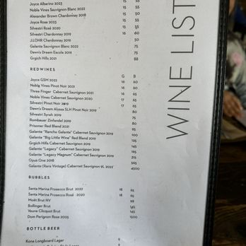 Edwins Carmel - Wine list - American Near Me - Carmel-by-the-Sea, California Edwins Carmel - Wine list - American Near Me - Carmel-by-the-Sea, California