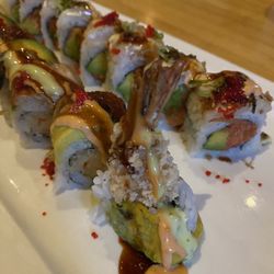 Miso Japanese Restaurant - Sex on the Beach Roll and New Haven Roll