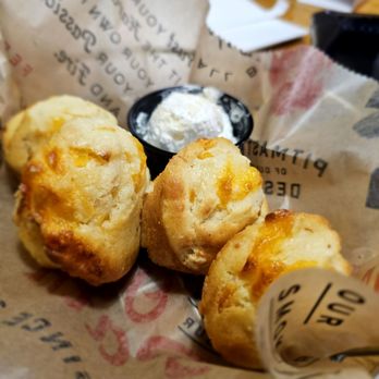 Jim 'N Nick's Bar-B-Q - ws three scones with cheese on top - Barbeque Near Me - Cordova, Tennessee Jim 'N Nick's Bar-B-Q - ws three scones with cheese on top - Barbeque Near Me - Cordova, Tennessee