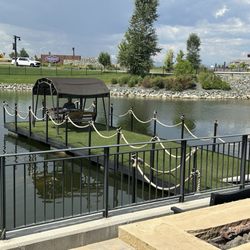 Seating on the pond when available