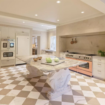 Quality Painting & Construction - a kitchen with a checkered floor - General Contractors Near Me Quality Painting & Construction - a kitchen with a checkered floor - General Contractors Near Me