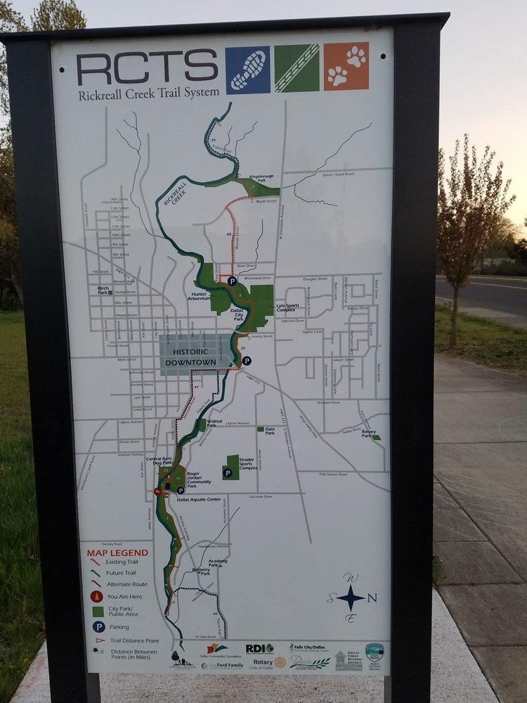 RICKREALL CREEK TRAIL SYSTEM Updated September 2024 Rickreall Creek