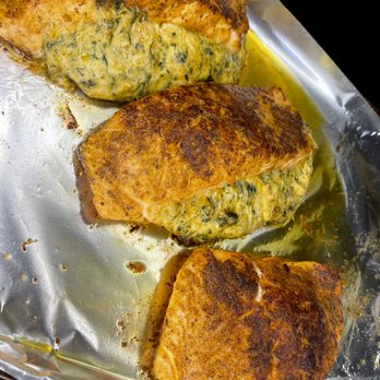 The Flavored Chef - Crab Stuffed Salmon - Personal Chefs Near Me The Flavored Chef - Crab Stuffed Salmon - Personal Chefs Near Me