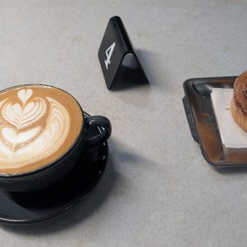The Sensory Lab - Lavender latte and cinnamon roll - Coffee Roasteries Near Me - Merced, California The Sensory Lab - Lavender latte and cinnamon roll - Coffee Roasteries Near Me - Merced, California