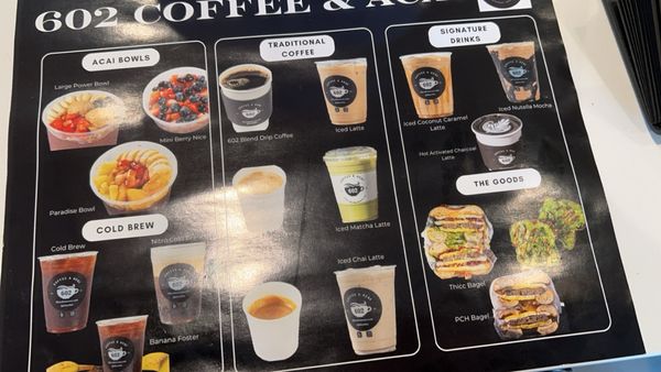 Menu photo 7 602 Coffee House Costa Mesa, CA