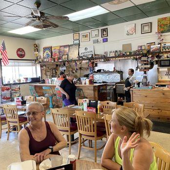 Jose's Family Diner - Front counter and entrance which hosts garden grown vegetables for purchase - Filipino Near Me - Redding, California