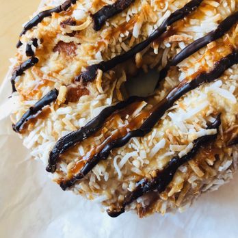 Hook And Press Donuts - Samoa Donut! - Donuts Near Me - Santa Barbara, California Hook And Press Donuts - Samoa Donut! - Donuts Near Me - Santa Barbara, California