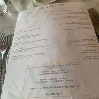 Fig & Olive - Menu - French Near Me - Houston, Texas Fig & Olive - Menu - French Near Me - Houston, Texas