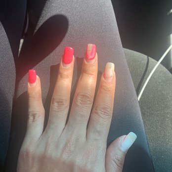 Natural Nail Spa By Cindy LLC - Nail lady only did 2 and half of my nails. - Nail Salons Near Me - Chandler, Arizona