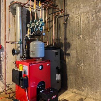 AAA Plus HVAC - 4 section Biasi boiler with an indirect hot water heater - Heating & Air Conditioning/HVAC Near Me - Smithtown, New York