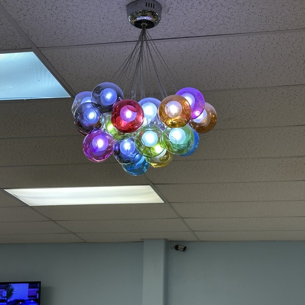 River Nails - Cute light fixture - Nail Salons Near Me - Las Vegas, Nevada