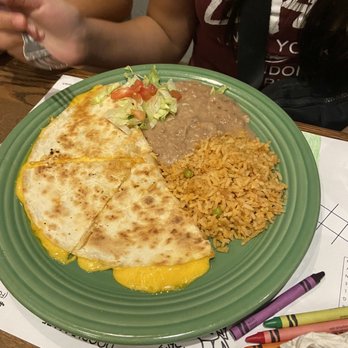 Boca Chica Restaurant - Kids meal: doce- cheese quesadilla with rice and beans - Mexican Near Me - Saint Paul, Minnesota Boca Chica Restaurant - Kids meal: doce- cheese quesadilla with rice and beans - Mexican Near Me - Saint Paul, Minnesota