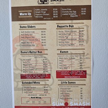 Sumo Smash - Asian Fusion Near Me - Fort Worth, Texas