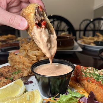 The Rib House - Steak and Cheese Egg Rolls - Barbeque Near Me - East Haven, Connecticut