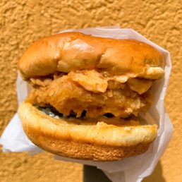a fried chicken sandwich