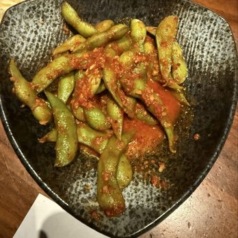 Tenno Sushi - Spicy Garlic Edamame - Japanese Near Me - Los Angeles, California Tenno Sushi - Spicy Garlic Edamame - Japanese Near Me - Los Angeles, California