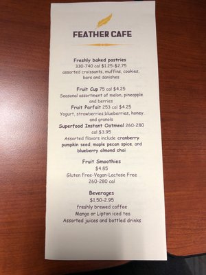 Menu photo 3 Feather Cafe Rocklin, CA