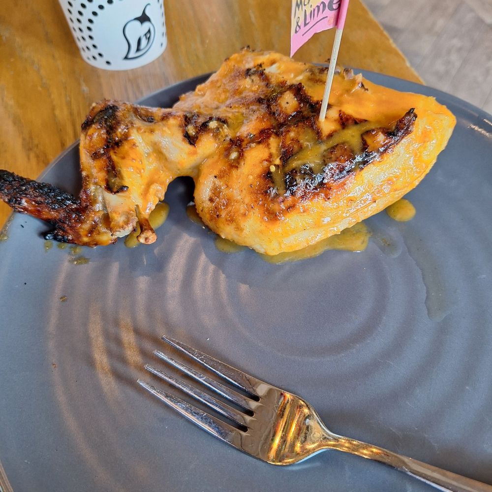 1/4 Chicken Breast with Mango & Lime sauce 1/4 Chicken Breast with Mango & Lime sauce