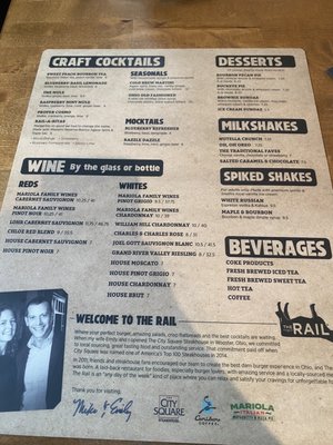 Menu photo 2 Rail Craft Kitchen & Bar Dublin, OH Menu photo 2 Rail Craft Kitchen & Bar Dublin, OH