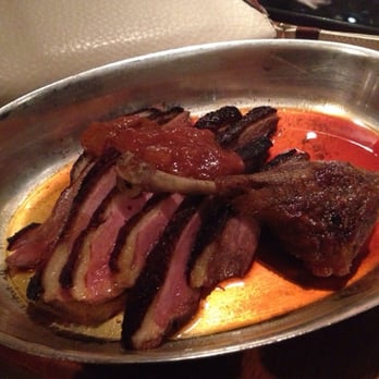 Blue Duck Tavern - Duck breast with leg confit and rhubarb butter - my favorite entree - New American Near Me - Washington, DC, District of Columbia