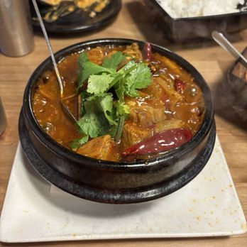 Hong Kong Station - Szechuan Style 18. Szechuan Style Spicy Beef Brisket and Beef Tendon Pot - Chinese Near Me - Centennial, Colorado