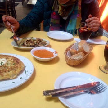 Picaro - Sangria, grilled artichoke, and typical Spanish tapa (onion and potato) - Spanish Near Me - San Francisco, California Picaro - Sangria, grilled artichoke, and typical Spanish tapa (onion and potato) - Spanish Near Me - San Francisco, California
