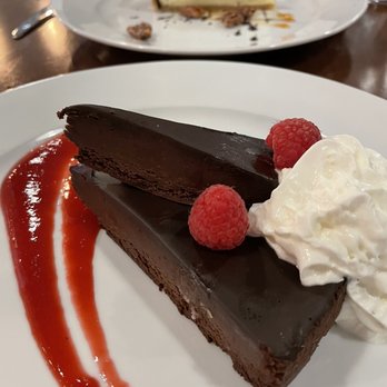 The Lake House at Sylvan Beach - Chocolate torte & turtle cheesecake were good. The torte is pretty dark, beware if you're not into that. The cheesecake was just plain - Casinos Near Me - Sylvan Beach, New York The Lake House at Sylvan Beach - Chocolate torte & turtle cheesecake were good. The torte is pretty dark, beware if you're not into that. The cheesecake was just plain - Casinos Near Me - Sylvan Beach, New York