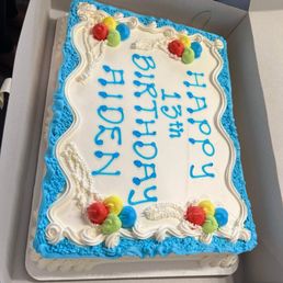 Half Sheet Cake