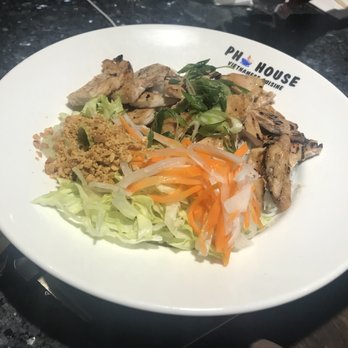 Pho House - My chargrilled chicken vermicelli bun - Vietnamese Near Me - Rosenberg, Texas