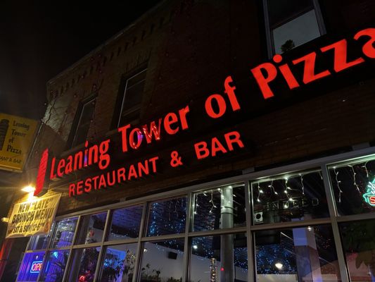 Leaning Tower of Pizza by null