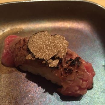 MF Sushi - Waygu with summer truffle - Sushi Bars Near Me - Houston, Texas