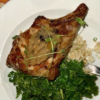 300 East - Grilled Heritage Pork Chop - New American Near Me - Charlotte, North Carolina