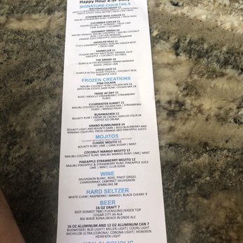 Dock's Pool Bar and Grille - Menu - Tiki Bars Near Me - Clearwater, Florida